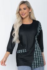 Джемпер Глория (графит/тиффани) Б12199-30 LT Collection