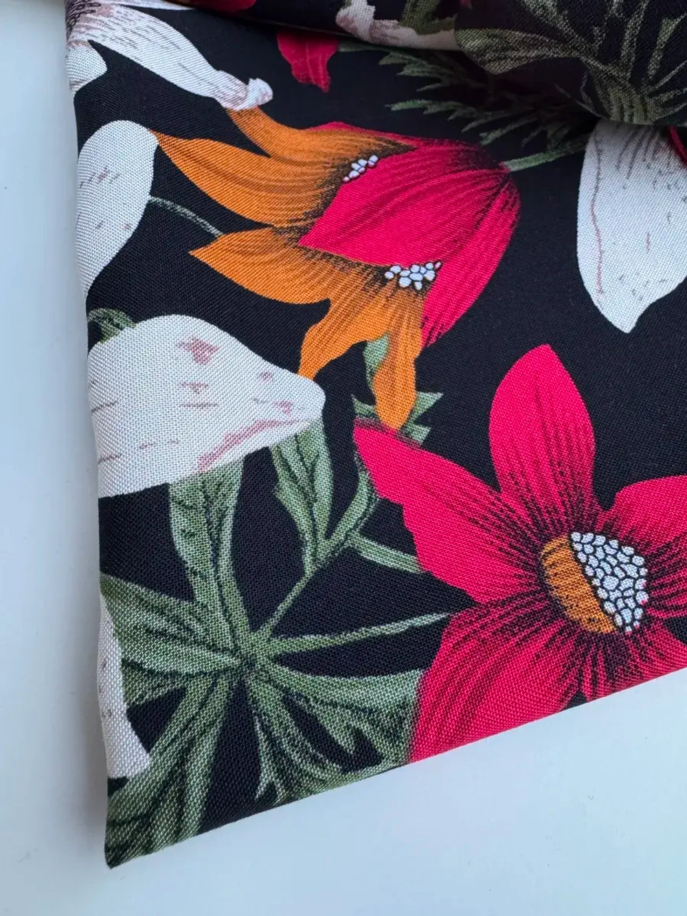 Ткань для шитья штапель вискоза принт