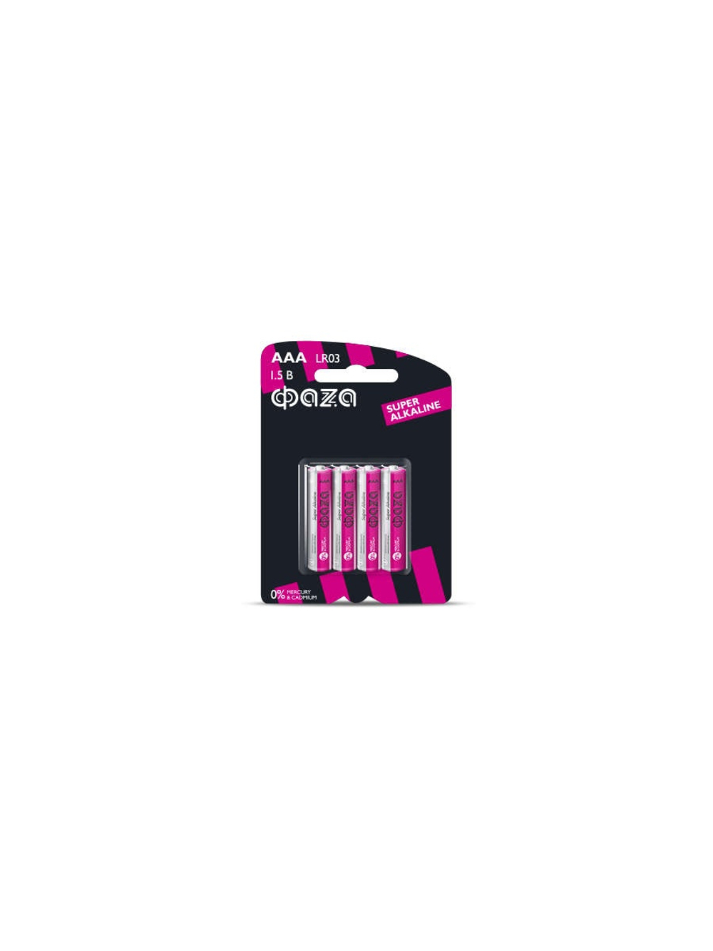 Элемент питания алкалиновый AAA/LR03 1.5В Super Alkaline BL-4 (уп.4шт) ФАZА 5000254
