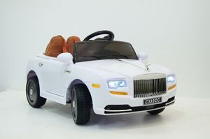 Детский электромобиль River Toys RollsRoyce C333CC белый
