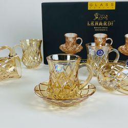 Lenardi 588-642 Чайный набор 12пр. 130мл в под.уп.(х8)Стекло