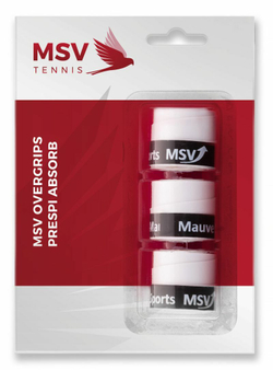 Теннисные намотки MSV Prespi Absorb Overgrip white 3P