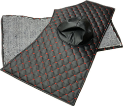 Утеплитель под фары внутр. УАЗ 452 Буханка, 2206, 3303 (красная нить Рубин)