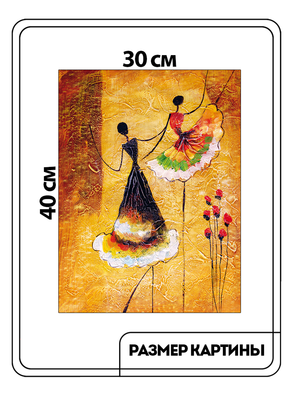 Картина "Испанский танец"