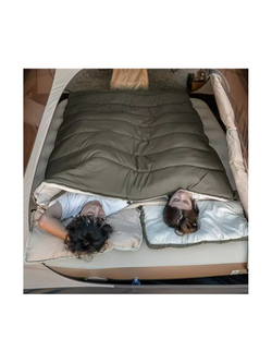 Мешок спальный Naturehike Lingdong, 225х75см, (ТК: +2C), (правый), бежевый