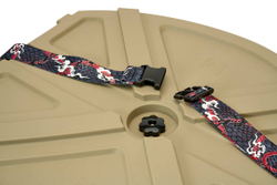 DARUMA | Кейс ЗЕЛЕНЫЙ для барабанных тарелок до 22" на колесах и с выдвижной ручкой DGCASE DARUMA 22-01А