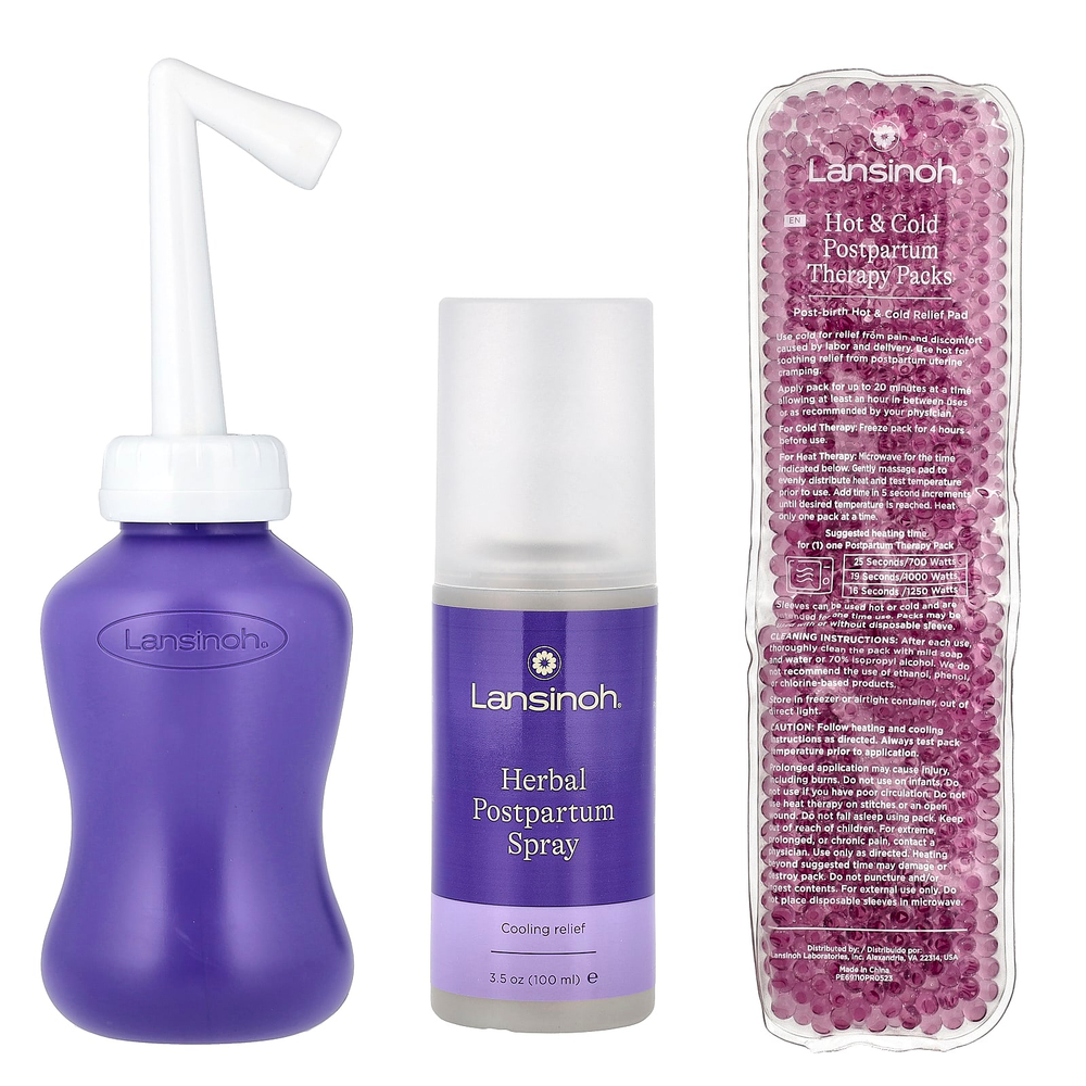 Lansinoh, Postpartum Recovery Essentials, набор из 16 предметов