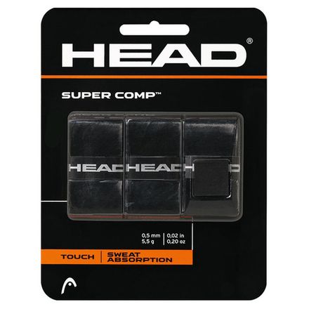 Овергрип Head Super Comp, 285088-BK, 0.5 мм, 3 шт, черный