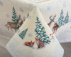 Скатерть 140х240см Mix&Match Home Бэмби бежевый