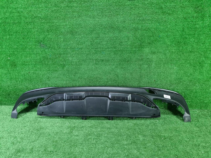 Юбка заднего бампера Mercedes GLE W166 (15-18) AMG
