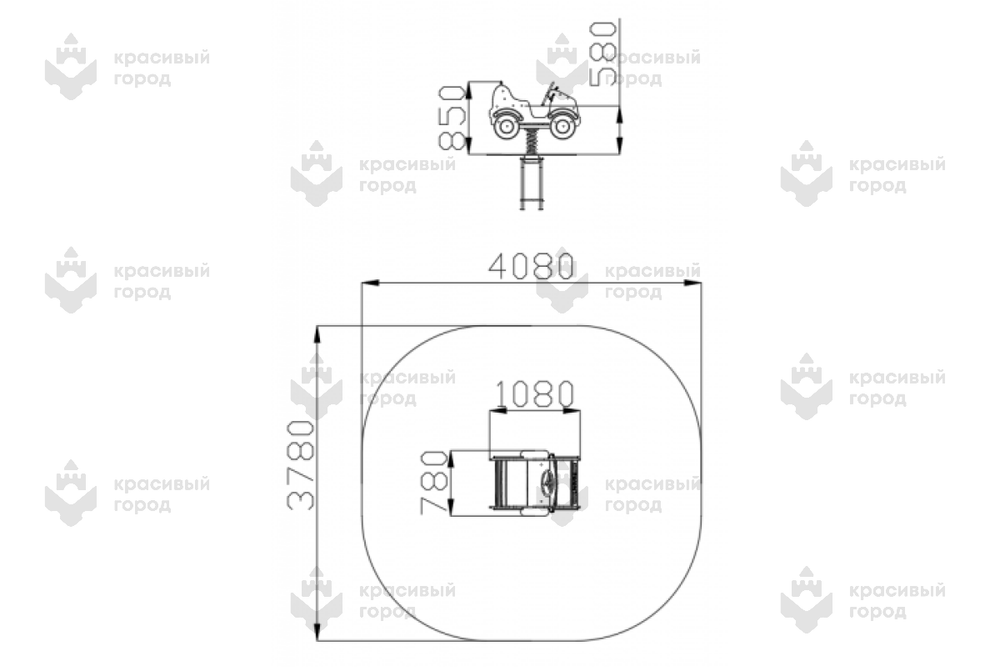 Качалка Кабриолет тип 1