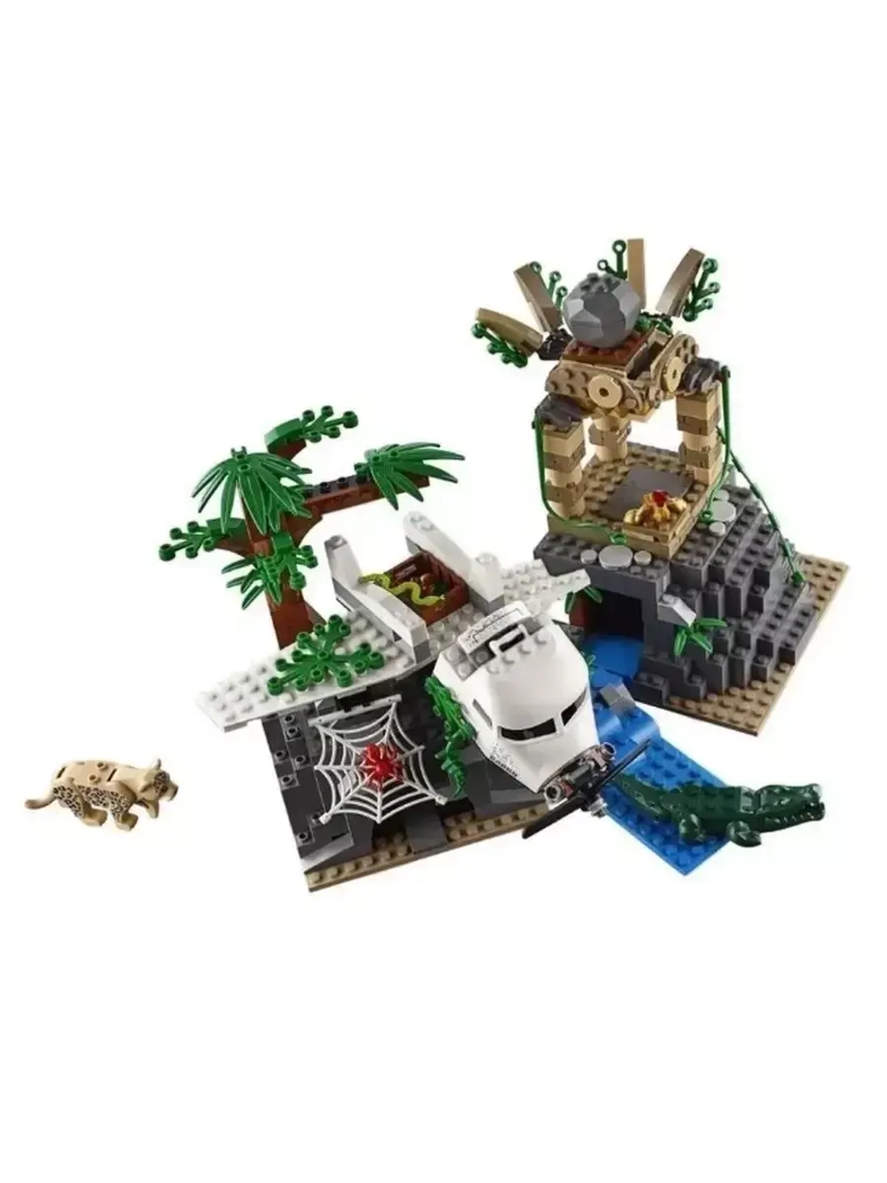 Конструктор Сити База исследователей джунглей 813 дет 6098