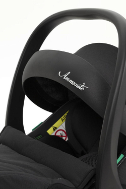 Коляска Carrello Vector 2025 CRL-6551 Ammonite AY329 Pro Absolute Black с базой Isofix 3 в 1 Shadow Black