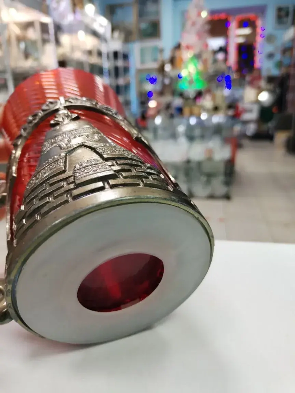 Подстаканник Москва Царь колокол, силумин,рубиново