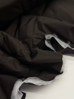 Курточная ткань стёганая п/э с холлофайбером double face/waterproof шоколадная