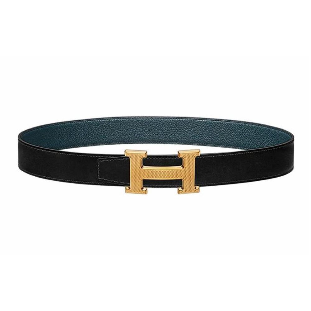 Пояс HERMES H Guillochee &amp; 3.2cm /, H064550CC06-H073967CAAD