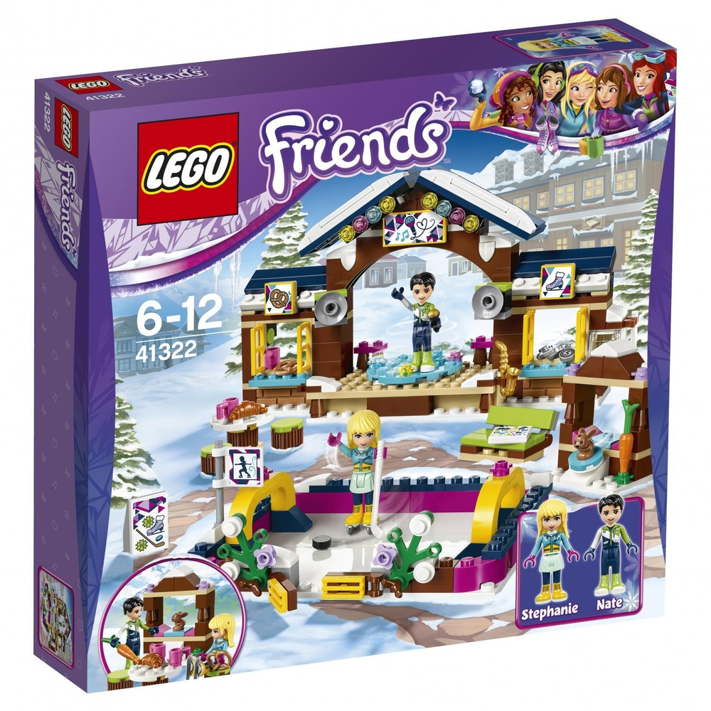 LEGO Friends: Горнолыжный курорт: Каток 41322 — Snow Resort Ice Rink — Лего Френдз Друзья Подружки