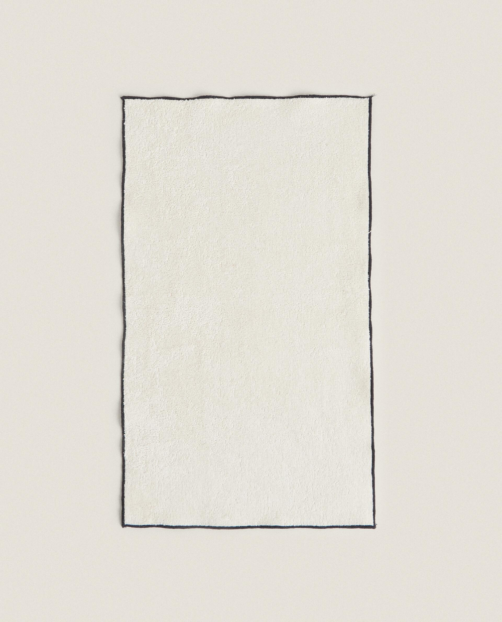 Zara Home Полотенце для лица и рук из хлопка, чёрный · 4596/013