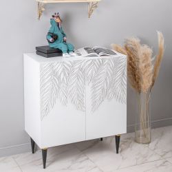 Комод Тропик Классик с 2 полками Айс Найт Голд