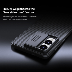 Чехол с защитной шторкой для камеры от Nillkin на Samsung Galaxy S25 Edge, серия CamShield Pro Case