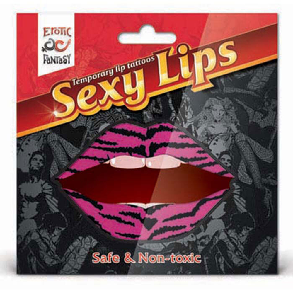 Lip Tattoo Тигровый розовый (Цвет: розовый с черным)
