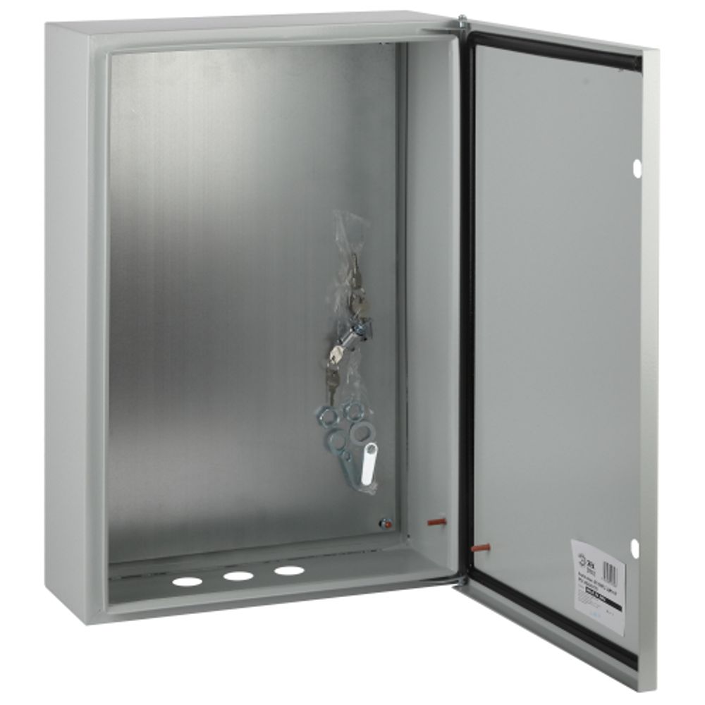 Корпус металлический ЭРА SIMPLE ЩМПг-07 (600х400х175) IP54 У2 серый | Корпуса металлические с монтажной панелью