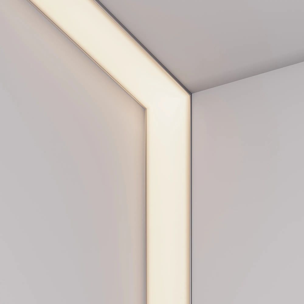 Профиль FANTOM-W20-H10-EDGE-2000 ANOD (Arlight, Алюминий) 054183