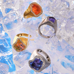 Кольцо с Опалом и Бриллиантами, R0029-36/1