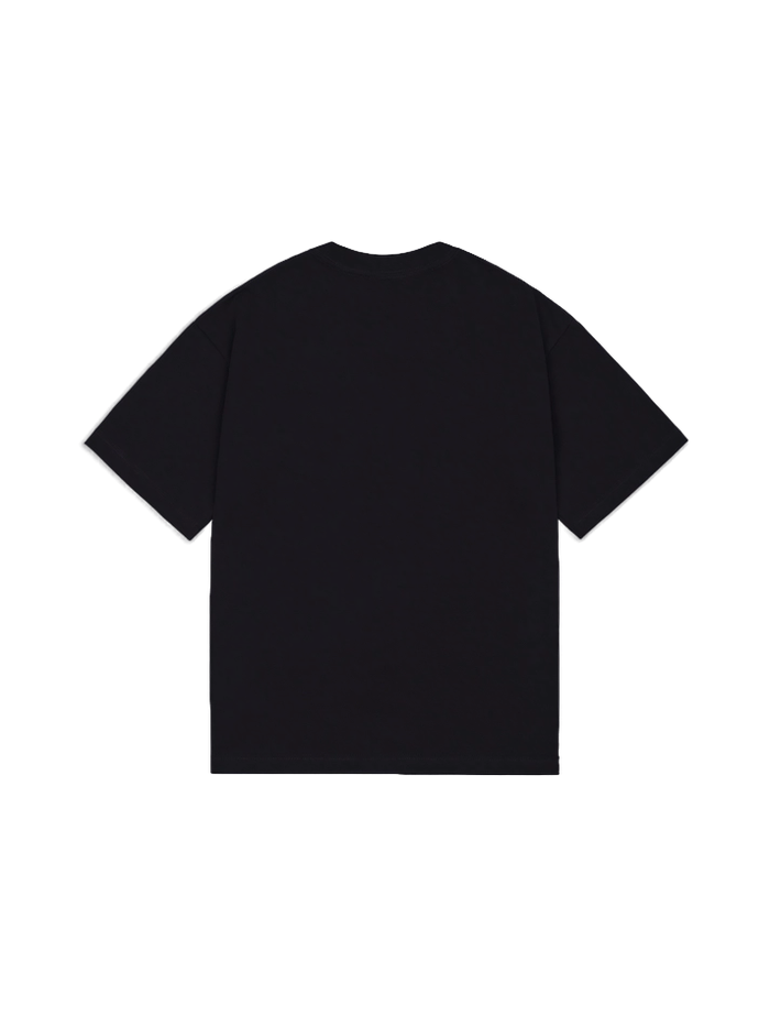 Футболка оверсайз (черный) 270 гр