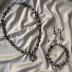 Комплект "Посланница счастья" с яшмой