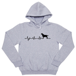 Толстовка "Лабрадор ретривер - сердечный ритм"