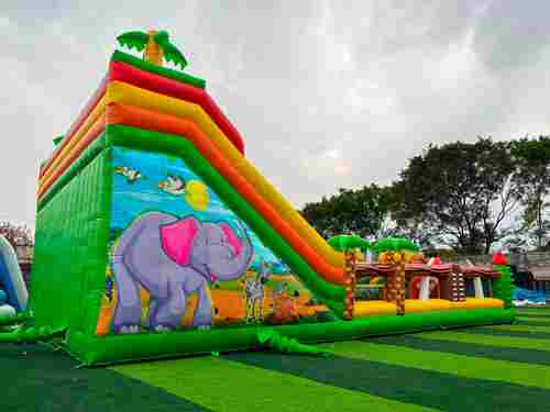 Коммерческий надувной батут «Сафари Ультра», 15*10*7,5 м