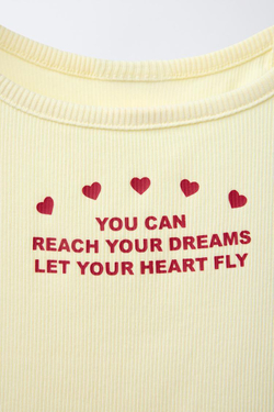 ZARA ТОП В РУБЧИК, ЖЕЛТЫЙ