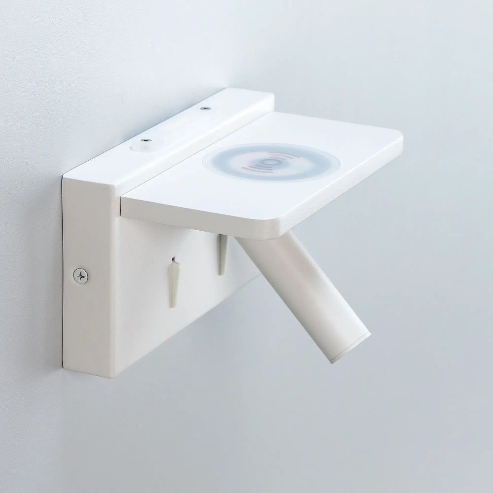 Citilux Декарт CL704370 LED USB QI Светильник поворотный Белый