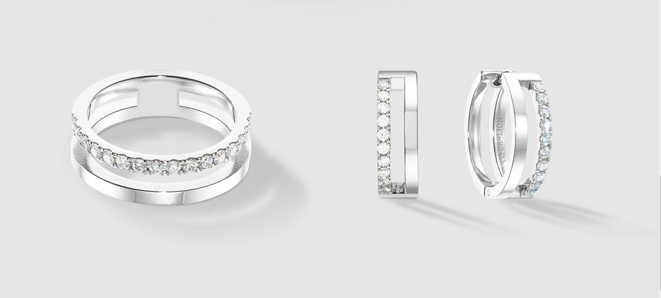 Кольцо Coeur de Lion Crystal-Silver 0136/40-1817 58