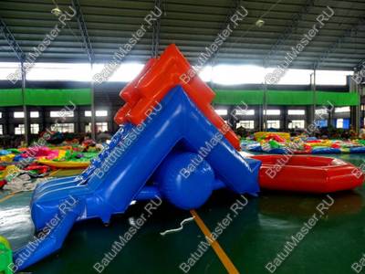Надувная водная горка «Пляжный драйв», 8,5*3*3 м, герметичная