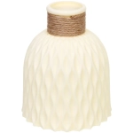 Ваза из пластика «Розали» 12*15см цвет молочный