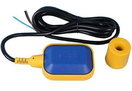 Поплавковый выключатель FLOAT SWITCH WLS-1 5M, 3-х жильный с грузиком, длина 5 м.