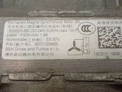 WLL2416EOE/01 кт73 Двигатель для стиральной машины Bosch 1BS6525-8BC б/у