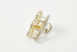 Benten Заколка-краб "Гама", кристаллы