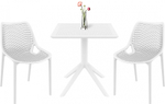 Комплект пластиковой мебели Siesta Contract Sky 70 Air, белый