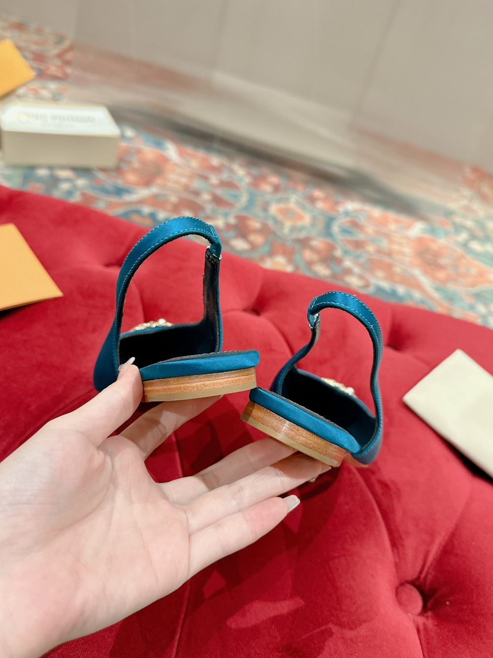 Louis Vuitton Met Slingback Ballerina