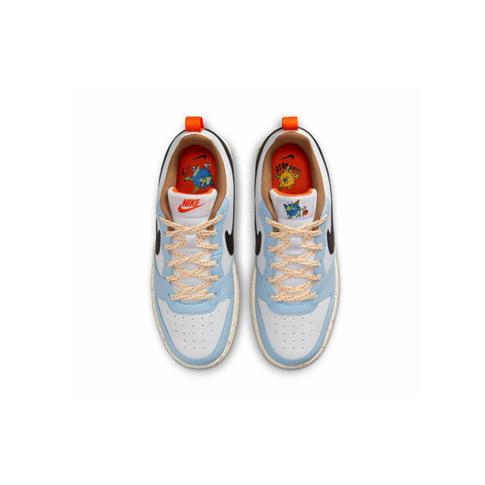 Кроссовки Nike Court Borough Low 2 GS White Alabaster Speckled