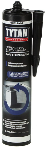 Герметик Титан 310мл каучуковый черный