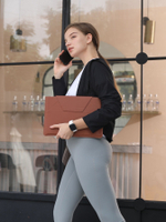 Чехол-подставка для ноутбука MOFT Carry Sleeve / 13 и 14 дюймов / Коричневый