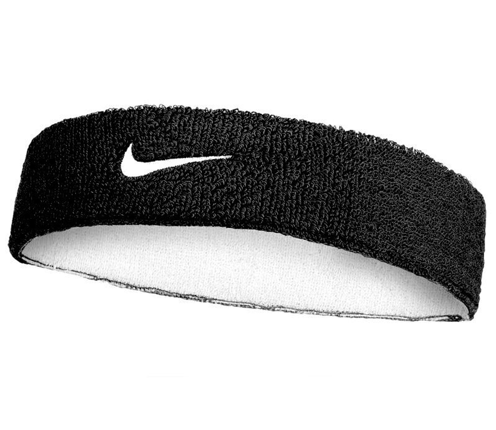 Повязка на голову Nike Swoosh Reversible Headband - black/white