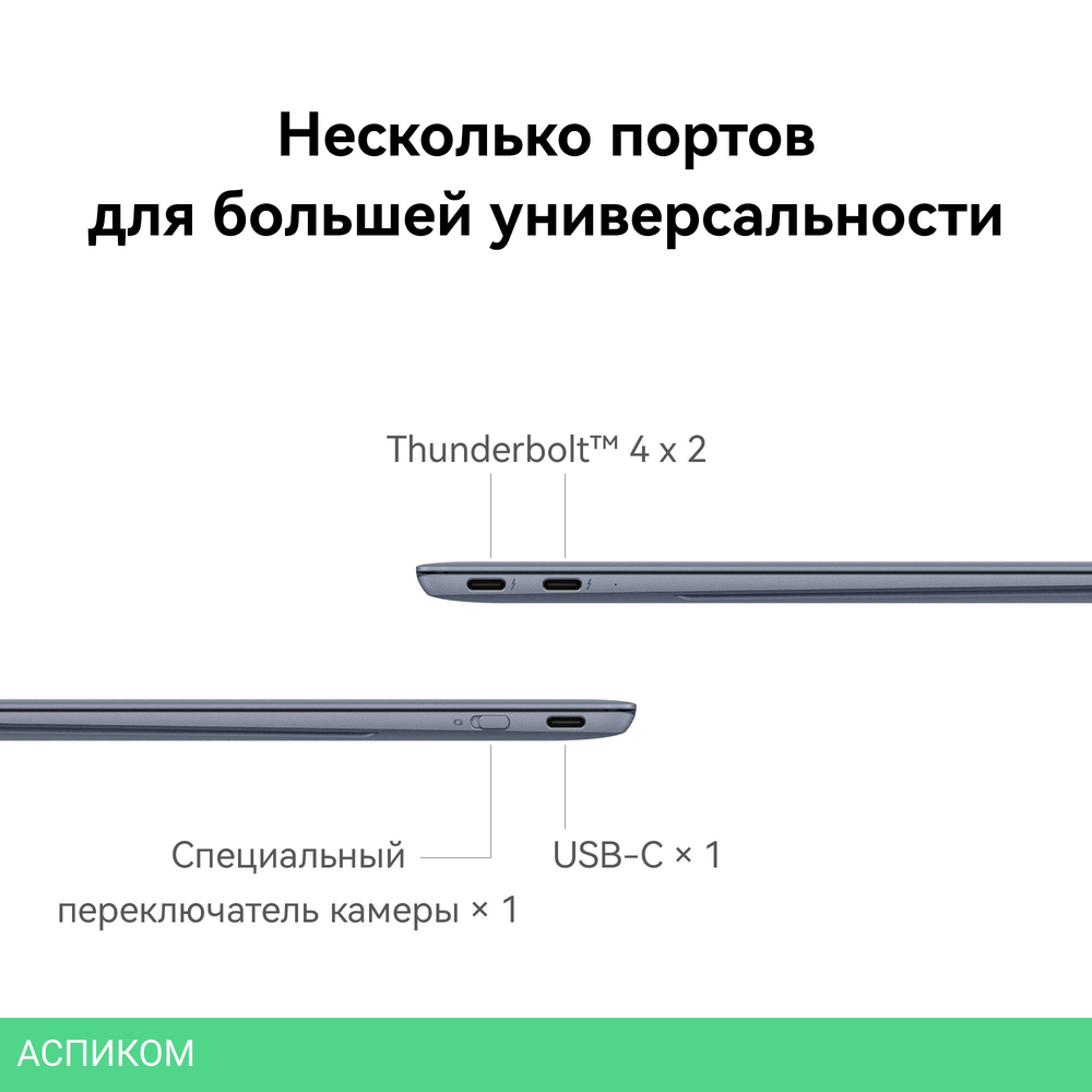 Ноутбук Huawei MateBook X Pro VanGoghH VGHH-X White (53014ANN)