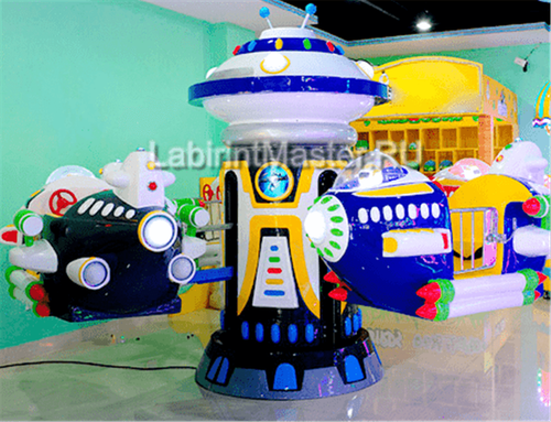 Электрическая Аттракцион карусель «Космическое путешествие», 3,5×3,5×2,6 м
