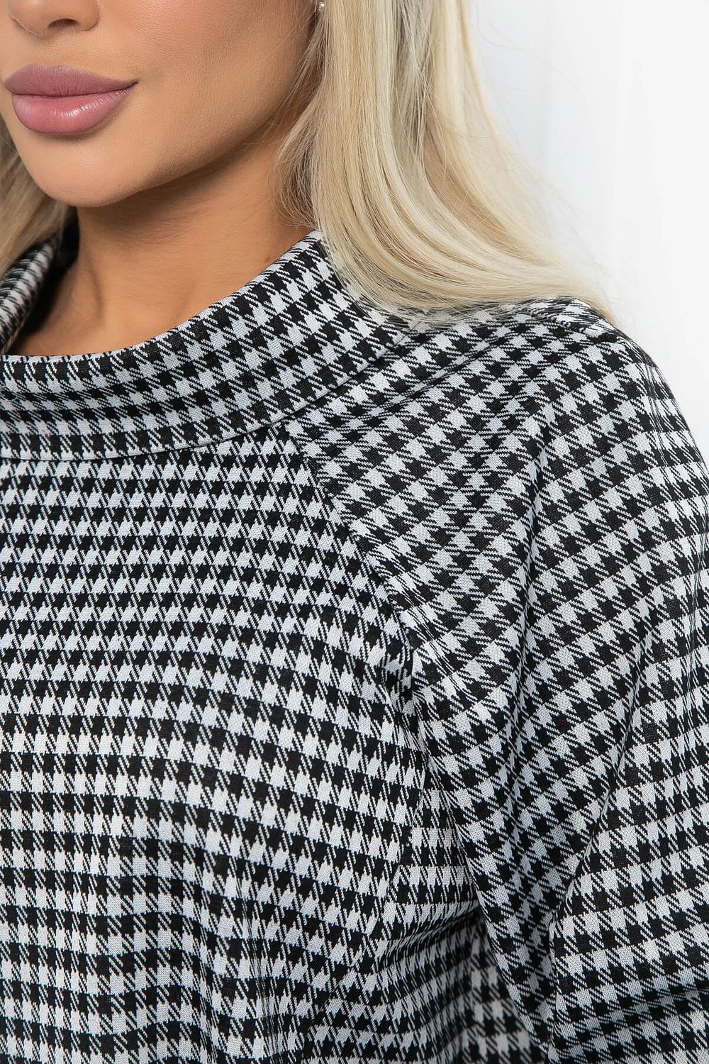 Джемпер Эдельвейс (черно-белый) Б12830-18М LT Collection