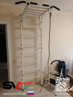 Монтаж шведской стенки Sv Sport в пеноблочные, газоблочные стены